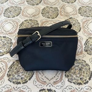 Kate Spade belt bag black nylon